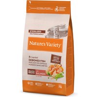 Nature's Variety Healthy Grains Sterilised saumon pour chat - 3 kg
