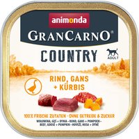 animonda GranCarno Adult Country 22 x 150 g - Nötkött, gås & pumpa