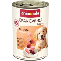 Ekonomipack: animonda GranCarno Original 24 x 400 g - Junior: Kalkon