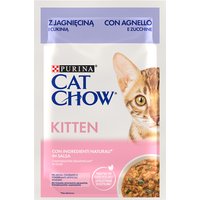 PURINA Cat Chow 26 x 85 g pour chat - Kitten agneau, courgettes