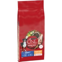 Lot PURINA ONE pour chien - Medium/Maxi Adult poulet (2 x 12 kg)