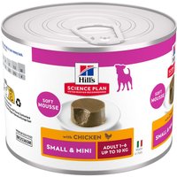 Hill's Science Plan Adult Small & Mini Mousse pour chien - poulet (24 x 200 g)