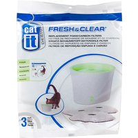 3 filtres de rechange - pour la Fontaine à eau Catit Design Fresh & Clear 2L