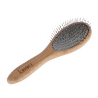 kooa husdjursborste tillverkad av bambu - L 22 x B 7 x H 4 cm