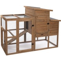 TIAKI Ranch houten kippenhok - 156x79.5x116.3cm