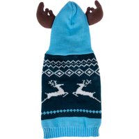 TIAKI ren-tröja med luva för hundar - Stl. L: 45 cm rygglängd