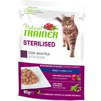 Natural trainer adulte sterilised - 12 x 85 g saumon
