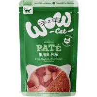 Lot WOW Cat Adult 24 x 125 g pour chat - pur poulet