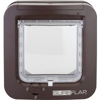Chatière SureFlap à puce électronique, marron - pour chat