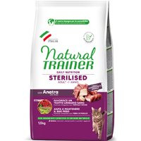1,5kg Natural Trainer Sterilised canard pour chat