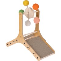 Griffoir pour chat La Haye Modern Living avec balles 56x24x57 cm