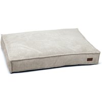 Designed by Lotte kudde Ribbed, ljusgrå - ca L 100 x B 70 x H 15 cm