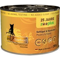 catz finefood Édition spéciale volaille, lapin pour chat - 6 x 200 g