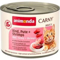 animonda Carny Adult 24 x 200 g - Vacuno, pavo y gambas