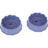 zooplus Basics Plastic Round Cat Bowls - 2 x 300ml