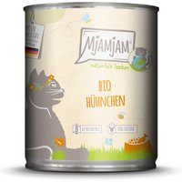 MjAMjAM Natürlich Lecker 6 x 800 g pour chat – poulet bio