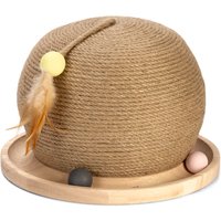 Designed by Lotte klösboll i trä med kulbana - Ø 29,5 x H 22 cm