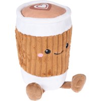 TIAKI hundeleketøy Happy Frappuccino, brun - L 20 x B 12 x H 12 cm