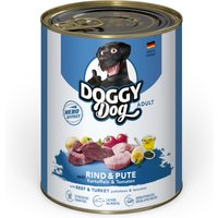 Doggy Dog Adult 6 x 800 g - Nötkött & kalkon