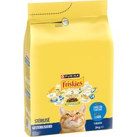 PURINA Friskies Sterilised Cat med lax, tonfisk och grönsaker - 3 kg
