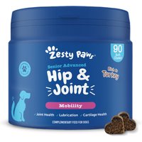 Zesty Paws Senior Hip & Joint Chews Kalkon - 90 tuggtabletter