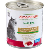 Almo Nature HFC 12 x 280 g - Pack Ahorro - Atún y pollo al natural