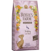 Rosie's Farm Single Meat Adult Tacchino con riso Crocchette per cane - 12 kg