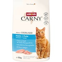 Voordeelpakket: 2x10kg animonda Carny Adult Gesteriliseerd kip + kalkoen droogvoer voor katten