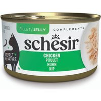 6x70g Schesir Supplementen in gelei kip natvoer voor katten