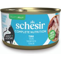 Schesir Complete Nutrition filé i gelé 6 x 85 g i burk - Tonfisk