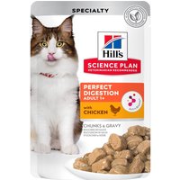 Hill's Science Plan Adult Perfect Digestion con pollo para gatos - 24 x 85 g