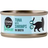 Cosma Nature 6 x 70 g - Tonfisk & räkor