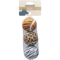 Beeztees Giungla palline da tennis gioco per cani - 3 x Ø 6,5 cm