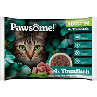 Ekonomipack Pawsome Adult Cat 8 x 85 g - Tonfisk