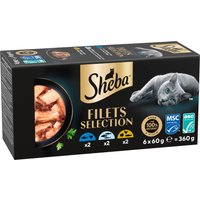 Sheba Filets 6 x 60 g - Mixpack I (3 sorter)