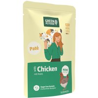 8x85 g Green Petfood Patéau - Poulet - Mono Protein - pâtée pour chat