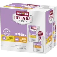 48x 85g Animonda Integra Protect Adulte Diabète Pack mixte (poulet et dinde) nourriture humide pour chat
