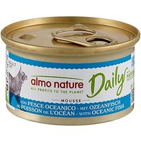 Ekonomipack: Almo Nature Daily Menu 24 x 85 g - Mousse med oceanfisk