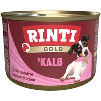 12x185g RINTI Gold bouchées de veau - Pâtée pour chien