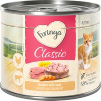 Feringa Classic Meat Menu Kitten 6 x 200 g - Kyckling & kalv