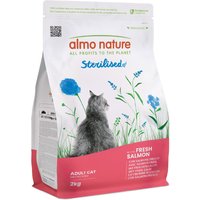 Ekonomipack: 2 x 2 kg / 4 x 2 kg / 2 x 12 kg Almo Nature Holistic Sterilised Salmon & Rice (2 x 2 kg)