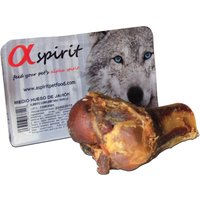 120g environ demi-os de jambon Alpha Spirit - Friandises pour Chien