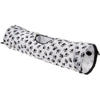 Pawty Tunnel de jeu pour chat - L100xl25cm