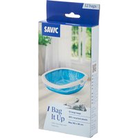 Savic Iriz Litter Tray with Protective Edge - 50cm - Light Grey & White