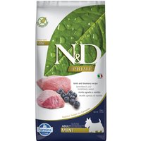 Multipack risparmio! 2 x 7 kg Farmina Adult Mini Crocchette cane - Grain Free Agnello e Mirtillo