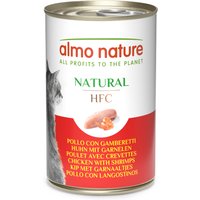 Almo Nature HFC 6 x 140 g - Kyckling & räkor
