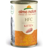 12x140g Almo Nature HFC , poulet - Pâtée pour chat