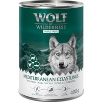 24x400g The Taste Of The Taste Of The Mediterranean Wolf of Wilderness - Pâtée pour chien