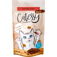 65g Catessy Friandises fourrées bœuf et malt - Friandises pour chat