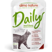 Almo Nature Daily Menu Pouch 6 x 70 g - Anka och kyckling